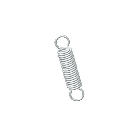 Extension Spring, O= .500, L= 2.25, W= .069